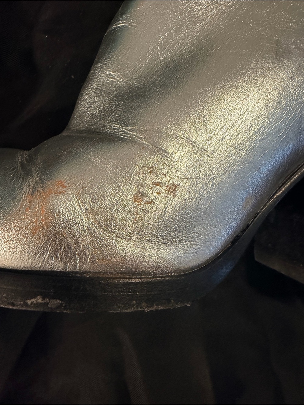Alexander Wang Silver Metallic Pointed Ankle Booties - Picture 5 of 7